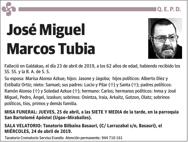 José Miguel Marcos Tubia