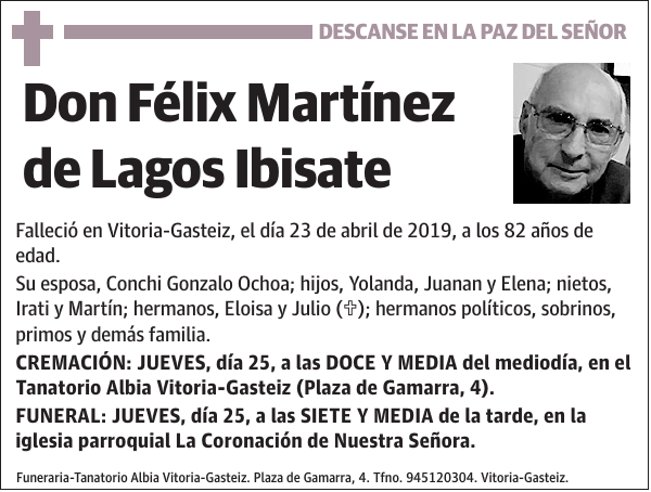 Félix Martínez de Lagos Ibisate