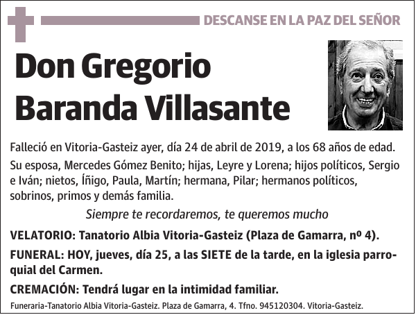 Gregorio Baranda Villasante