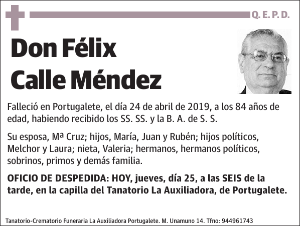 Félix Calle Méndez