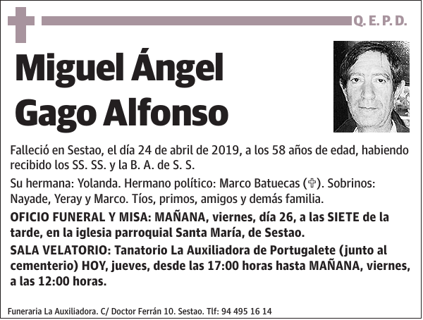 Miguel Ángel Gago Alfonso