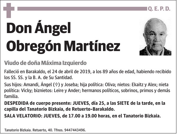 Ángel Obregón Martínez