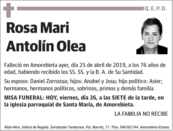 Rosa Mari Antolín Olea