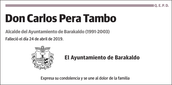 Carlos Pera Tambo