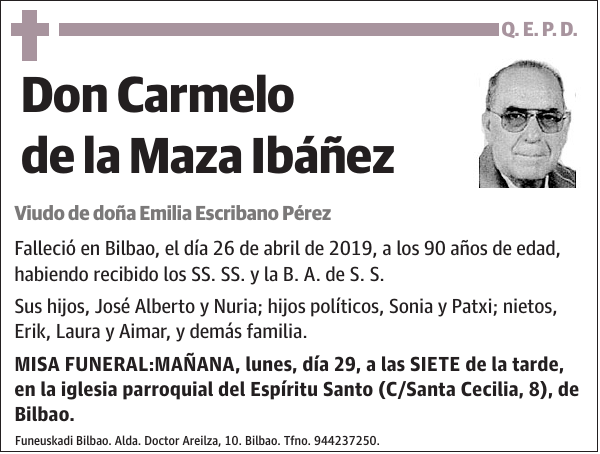 Carmelo de la Maza Ibáñez