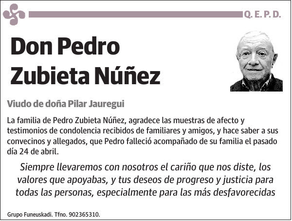 Pedro Zubieta Núñez