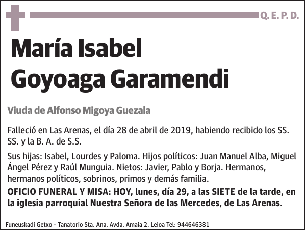 María Isabel Goyoaga Garamendi