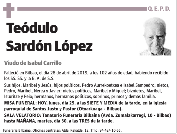 Teódulo Sardón López