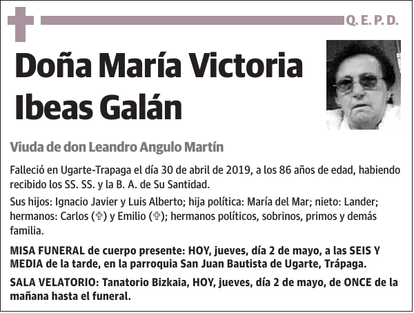 María Victoria Ibeas Galán