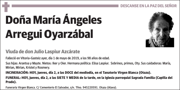 María Ángeles Arregui Oyarzábal