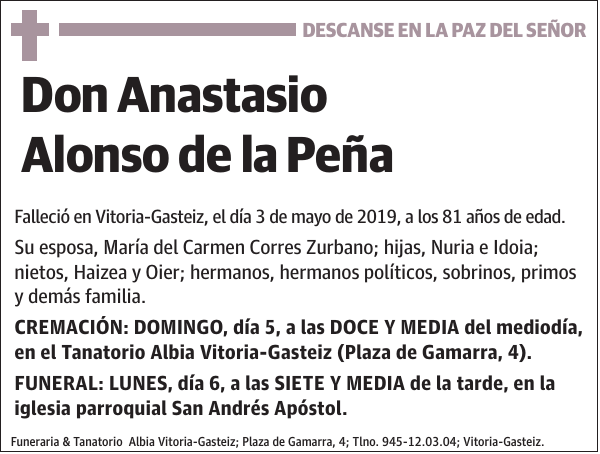 Anastasio Alonso de la Peña