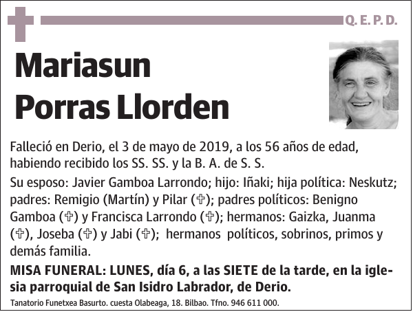 Mariasun Porras Llorden