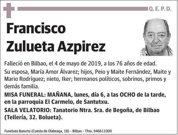 Francisco Zulueta Azpirez