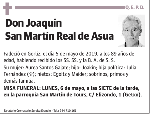 Joaquín San Martín Real de Asua