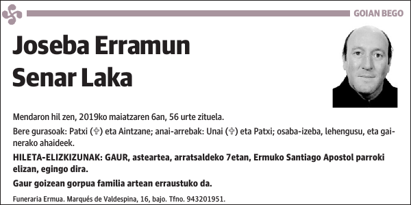 Joseba Erramun Senar Laka