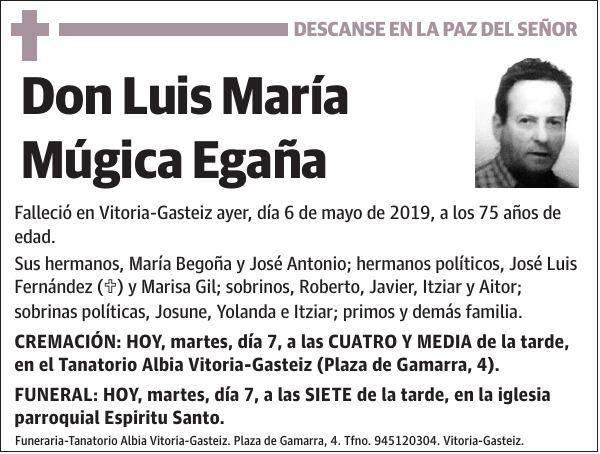 Luis María Múgica Egaña