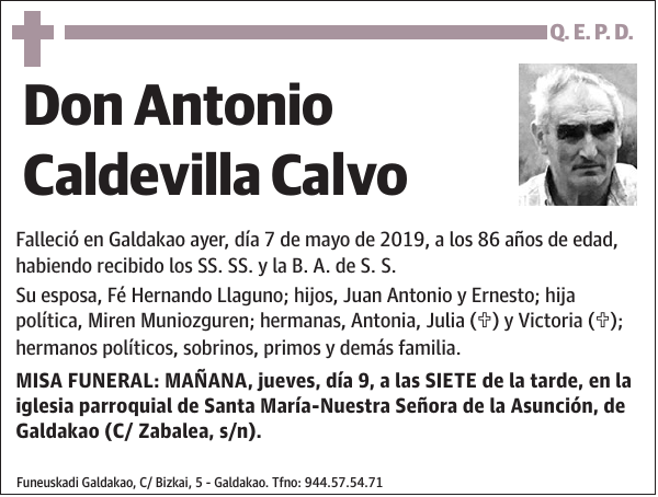 Antonio Caldevilla Calvo