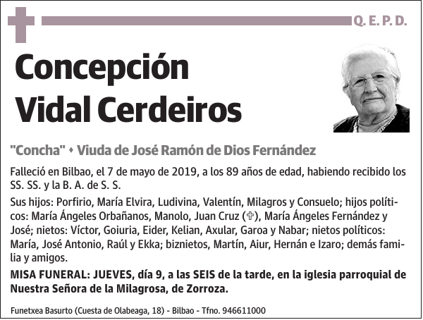 Concepción Vidal Cerdeiros