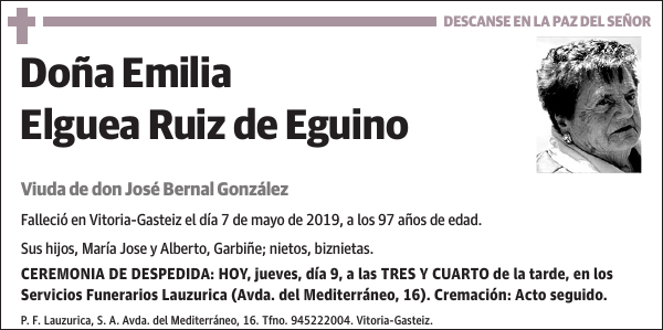 Emilia Elguea Ruiz de Eguino