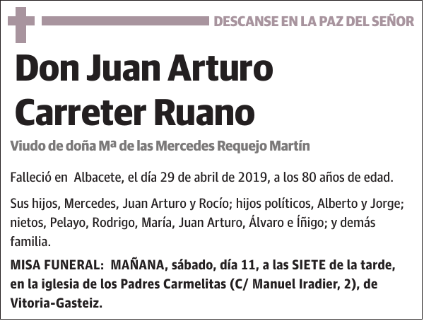 Juan Arturo Carreter Ruano