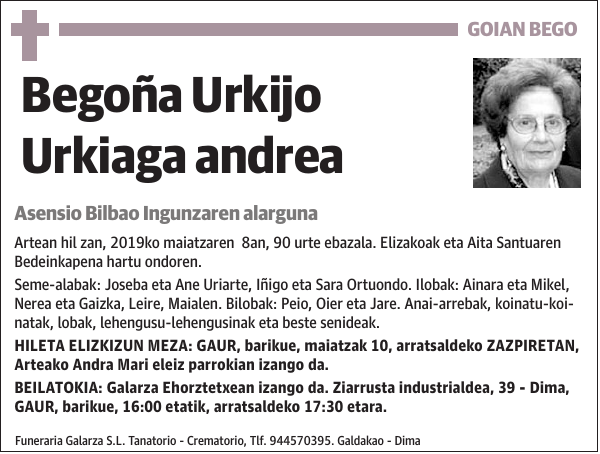 Begoña Urkijo Urkiaga