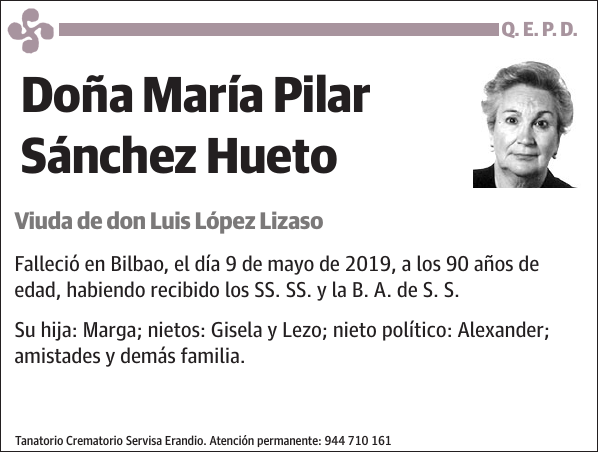 María Pilar Sánchez Hueto