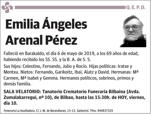 Emilia Ángeles Arenal Pérez