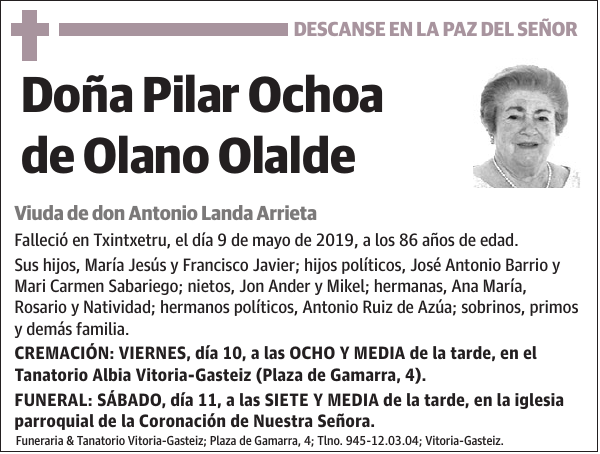 Pilar Ochoa de Olano Olalde