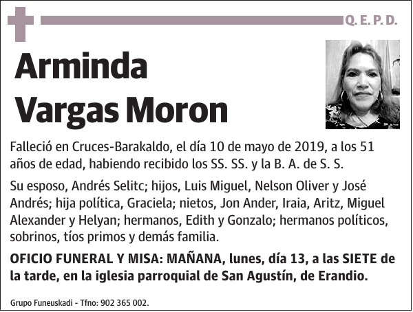 Arminda Vargas Moron