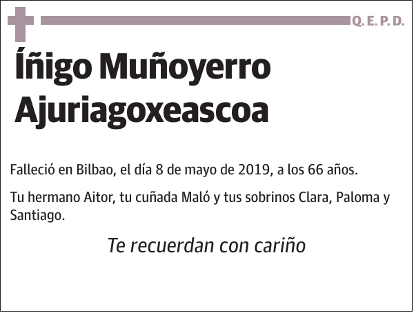 Íñigo Muñoyerro Ajuriagoxeascoa