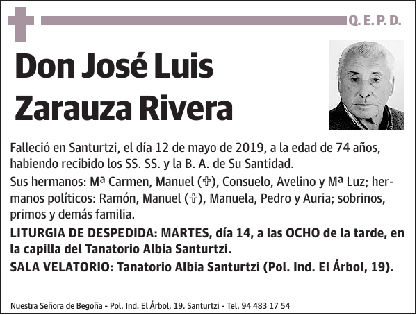 José Luis Zarauza Rivera