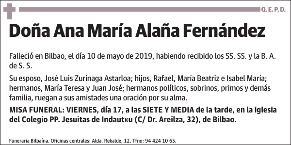 Ana María Alaña Fernández