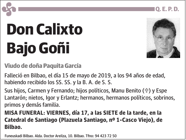 Calixto Bajo Goñi