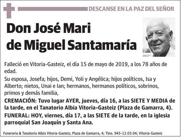 José Mari de Miguel Santamaría