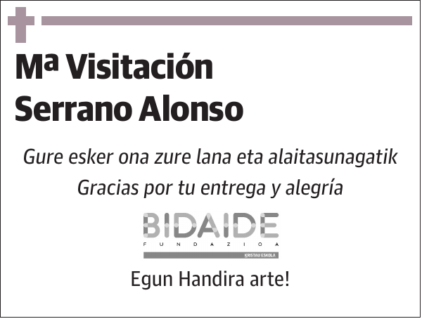 Mª Visitación Serrano Alonso