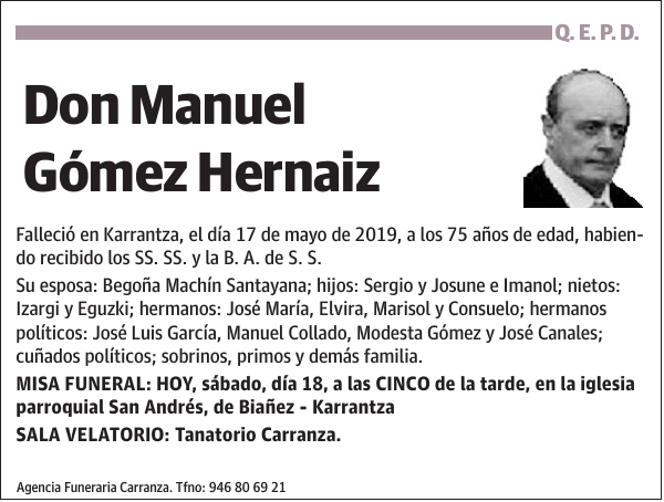 Manuel Gómez Hernaiz