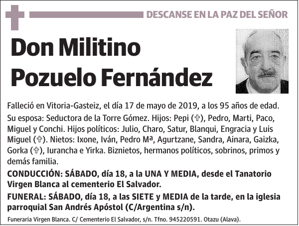 Militino Pozuelo Fernández