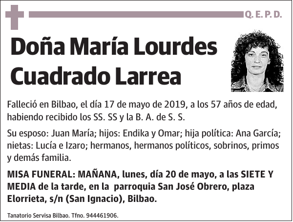 María Lourdes Cuadrado Larrea