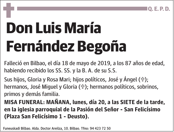 Luis María Fernández Begoña