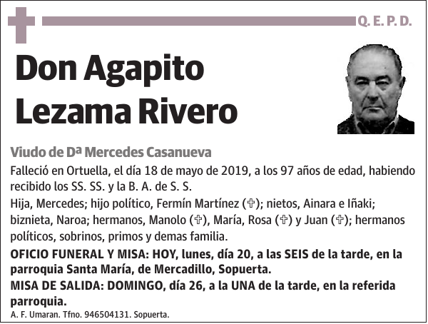 Agapito Lezama Rivero