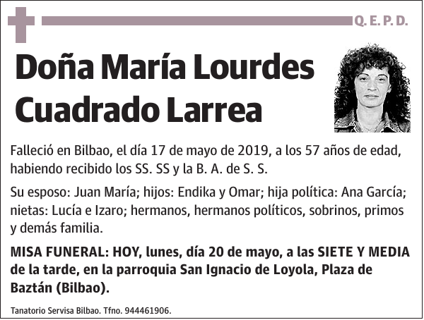 María Lourdes Cuadrado Larrea