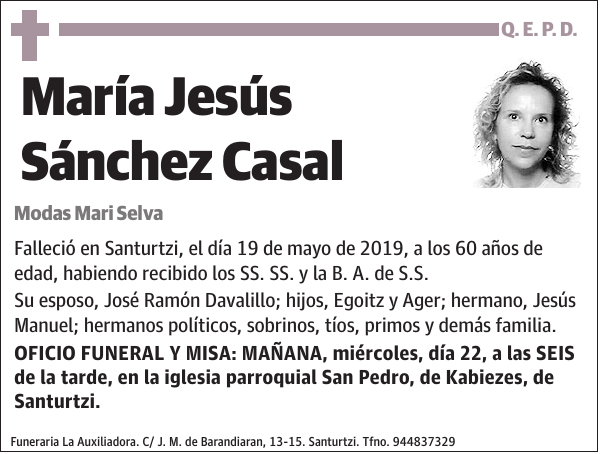 María Jesús Sánchez Casal