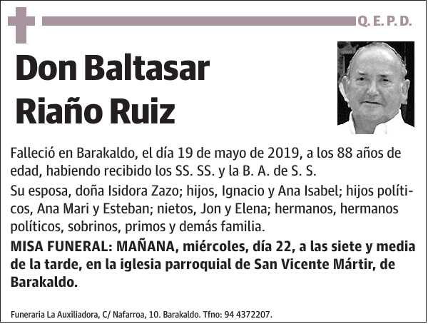 Baltasar Riaño Ruiz