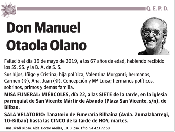 Manuel Otaola Olano