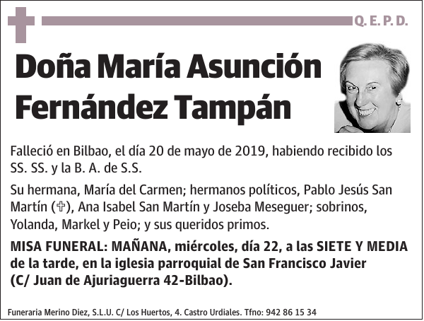 María Asunción Fernández Tampán