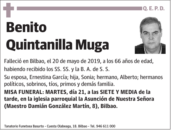 Benito Quintanilla Muga