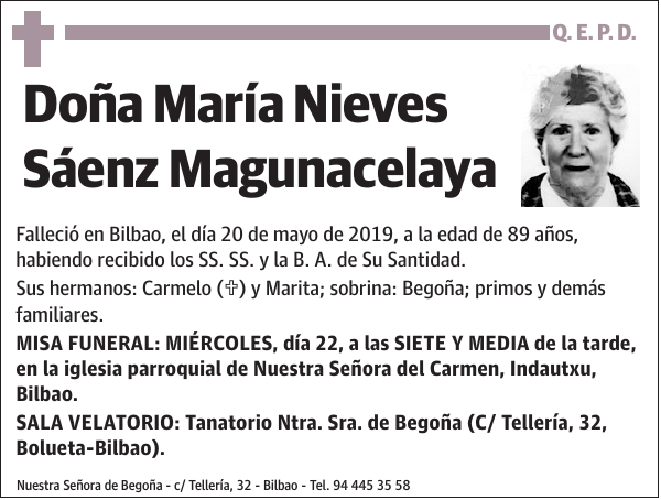 María Nieves Sáenz Magunacelaya