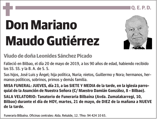 Mariano Maudo Gutiérrez