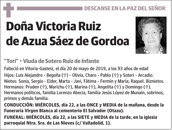 Victoria Ruiz de Azua Sáez de Gordoa