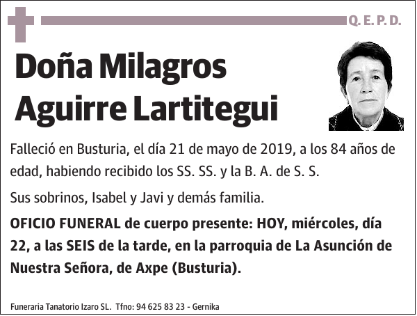 Milagros Aguirre Lartitegui